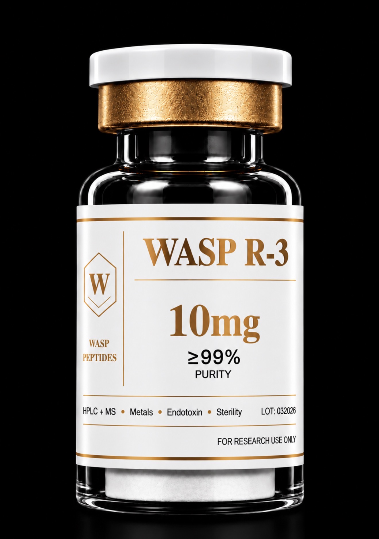 WASP R-3 10mg research peptide vial