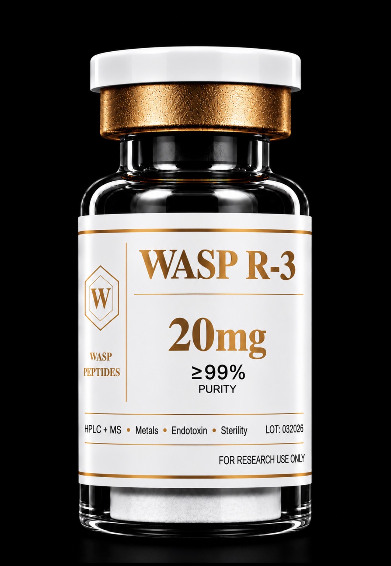 WASP R-3 20mg research peptide vial