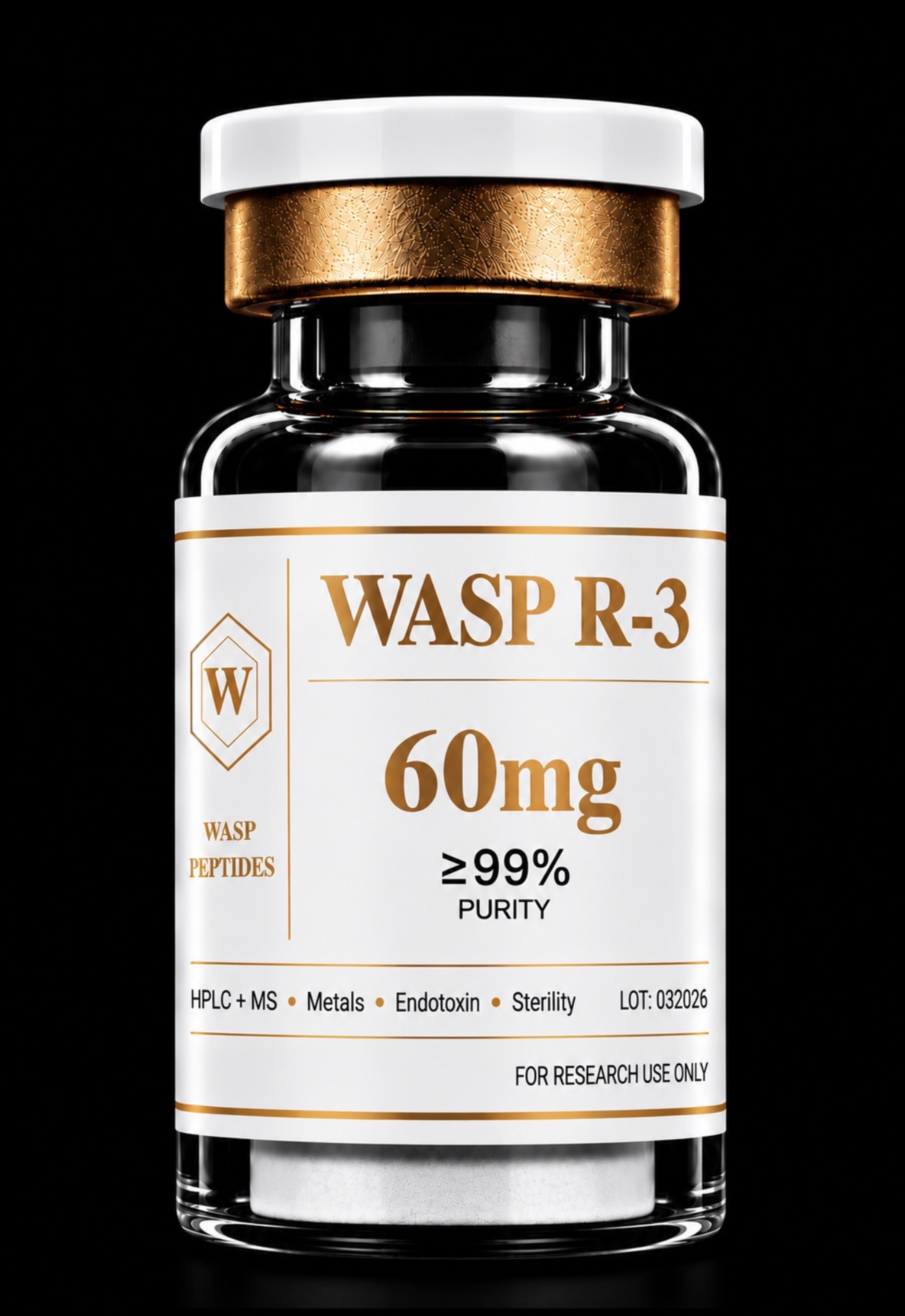 WASP R-3 60mg research peptide vial