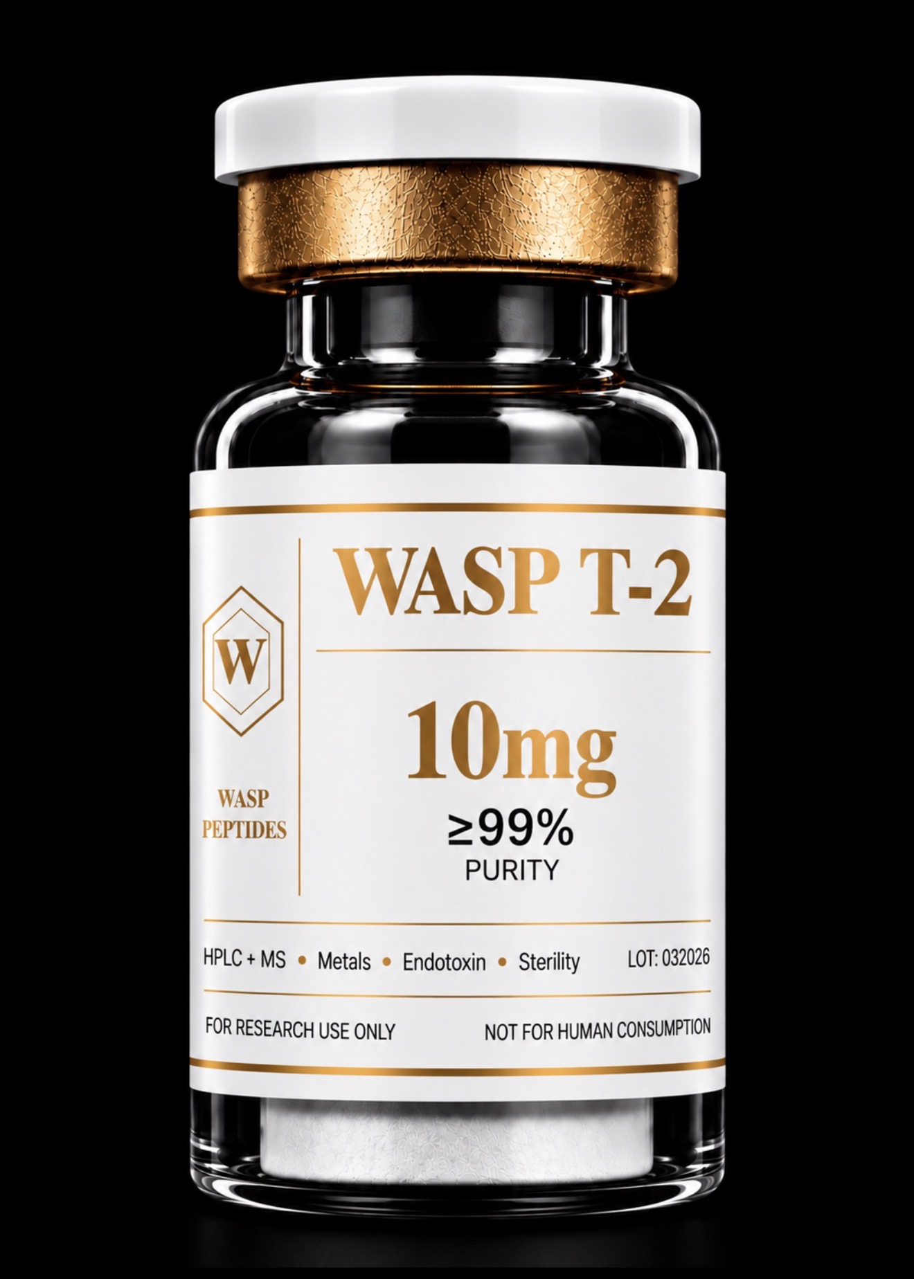 WASP T-2 10mg research peptide vial
