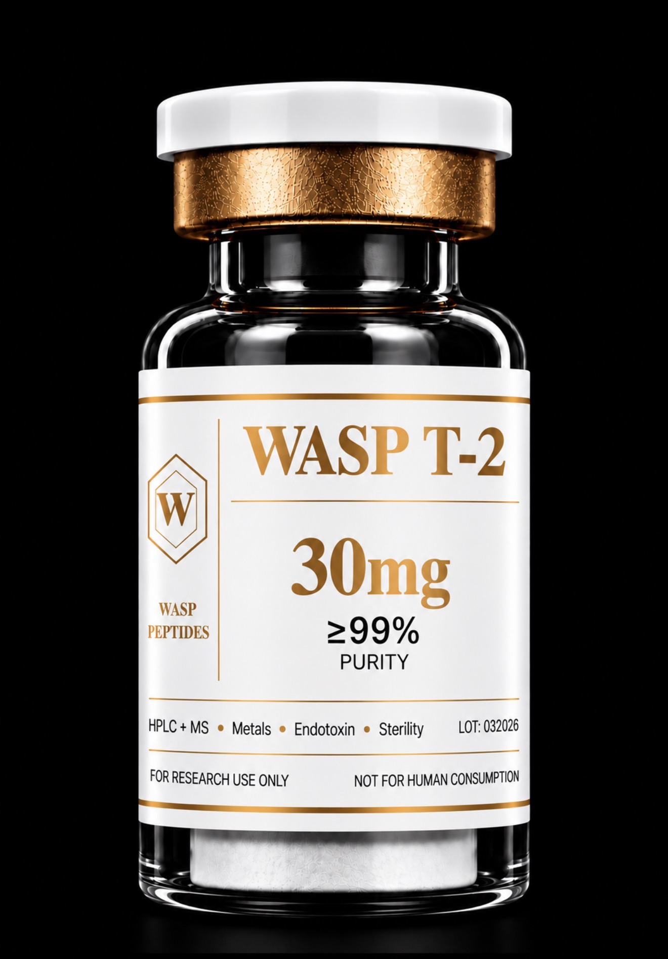 WASP T-2 30mg research peptide vial